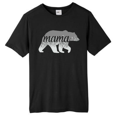 Mama Bear Floral Logo Tall Fusion ChromaSoft Performance T-Shirt