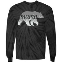 Mama Bear Floral Logo Tie-Dye Long Sleeve Shirt