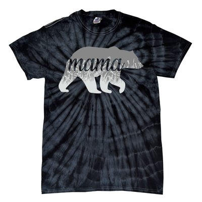 Mama Bear Floral Logo Tie-Dye T-Shirt