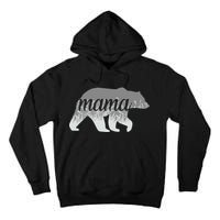 Mama Bear Floral Logo Tall Hoodie