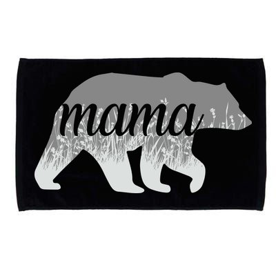 Mama Bear Floral Logo Microfiber Hand Towel