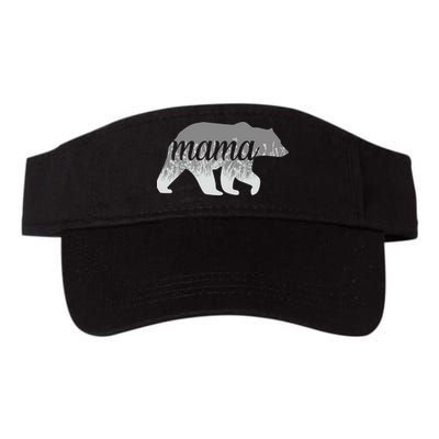 Mama Bear Floral Logo Valucap Bio-Washed Visor