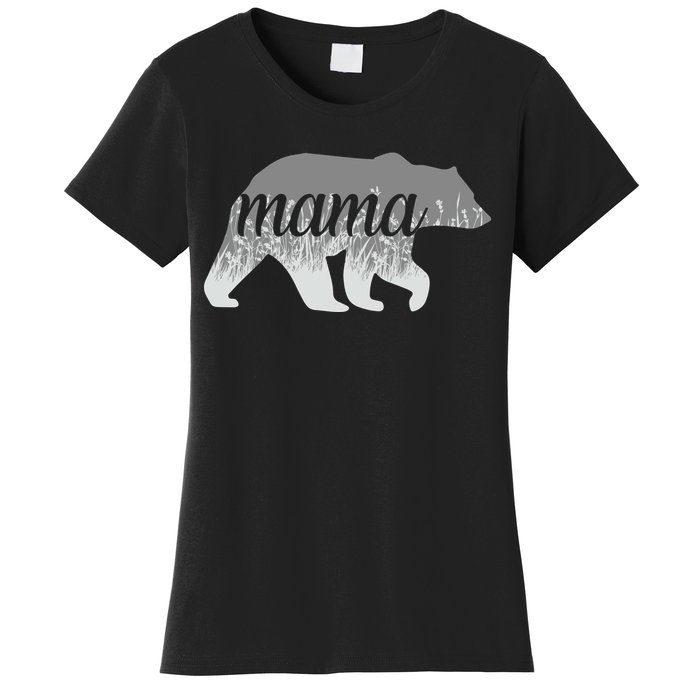 Mama Bear Floral Logo Women's T-Shirt