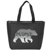 Mama Bear Floral Logo Zip Tote Bag