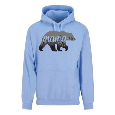 Mama Bear Floral Logo Unisex Surf Hoodie