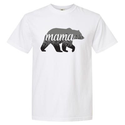 Mama Bear Floral Logo Garment-Dyed Heavyweight T-Shirt