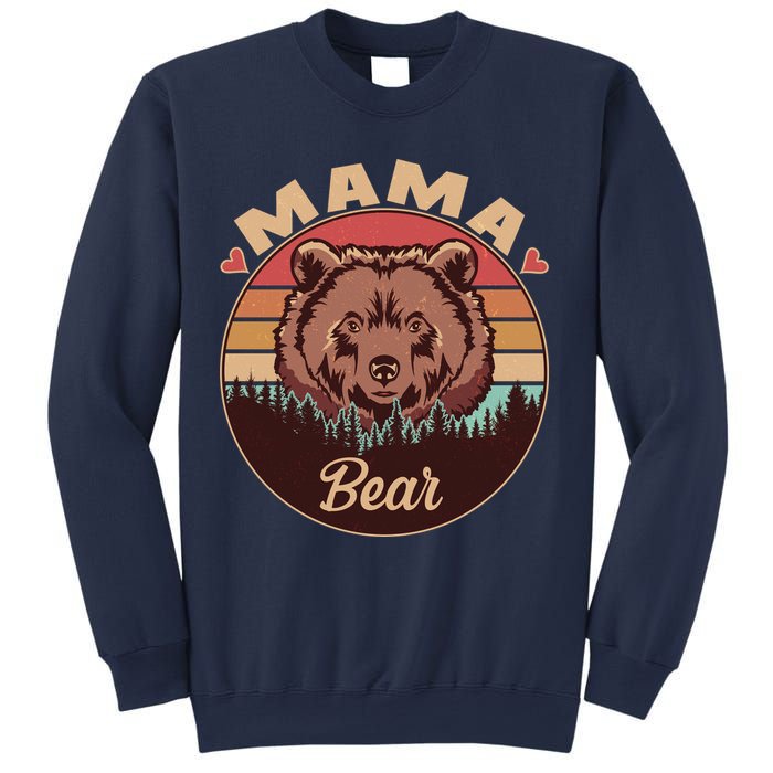 Mama Bear Vintage Bear Emblem Sweatshirt