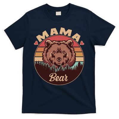 Mama Bear Vintage Bear Emblem T-Shirt