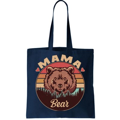 Mama Bear Vintage Bear Emblem Tote Bag