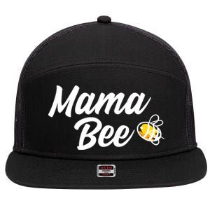 Mama Bee 7 Panel Mesh Trucker Snapback Hat