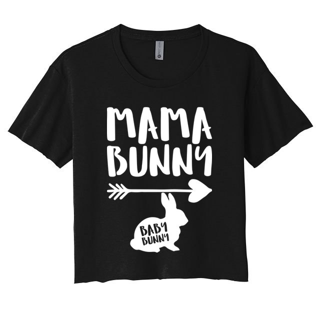 Mama Bunny Arrow Pregnancy Crop Top