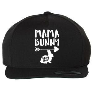 Mama Bunny Arrow Pregnancy Wool Snapback Cap