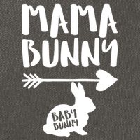 Mama Bunny Arrow Pregnancy Cotton Canvas Backpack