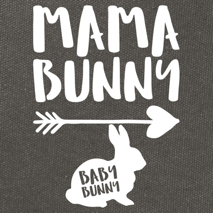 Mama Bunny Arrow Pregnancy Cotton Canvas Backpack