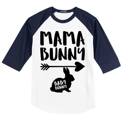 Mama Bunny Arrow Pregnancy Baseball Sleeve Shirt