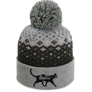 Mama Cat Mom The Baniff Cuffed Pom Beanie