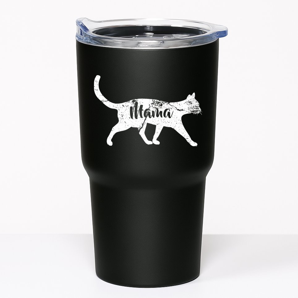 Mama Cat Mom Tumbler