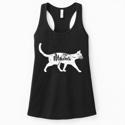 Mama Cat Mom Womens Tank Top