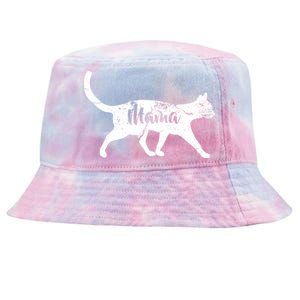 Mama Cat Mom Tie-Dyed Bucket Hat