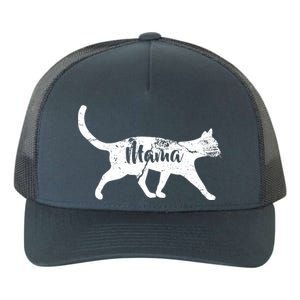 Mama Cat Mom Yupoong Adult 5-Panel Trucker Hat