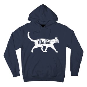 Mama Cat Mom Hoodie