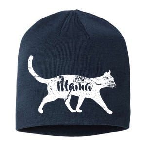 Mama Cat Mom Sustainable Beanie