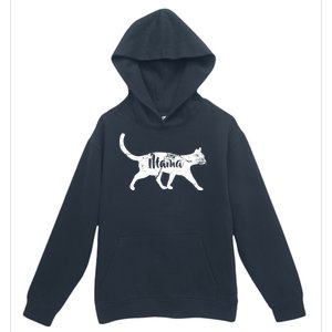 Mama Cat Mom Urban Pullover Hoodie