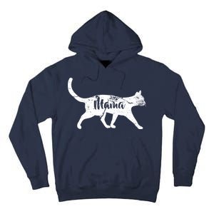 Mama Cat Mom Tall Hoodie