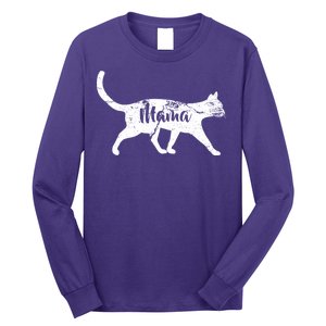 Mama Cat Mom Long Sleeve Shirt