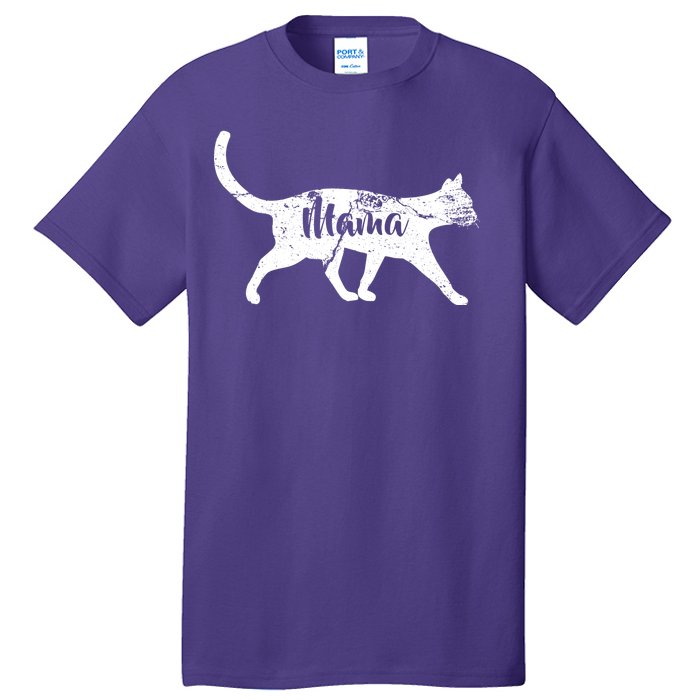 Mama Cat Mom Tall T-Shirt