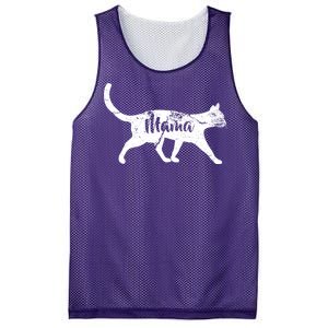 Mama Cat Mom Mesh Reversible Basketball Jersey Tank