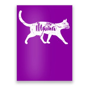 Mama Cat Mom Poster