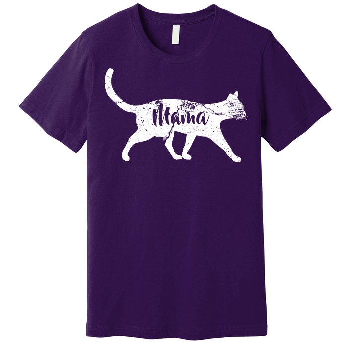 Mama Cat Mom Premium T-Shirt