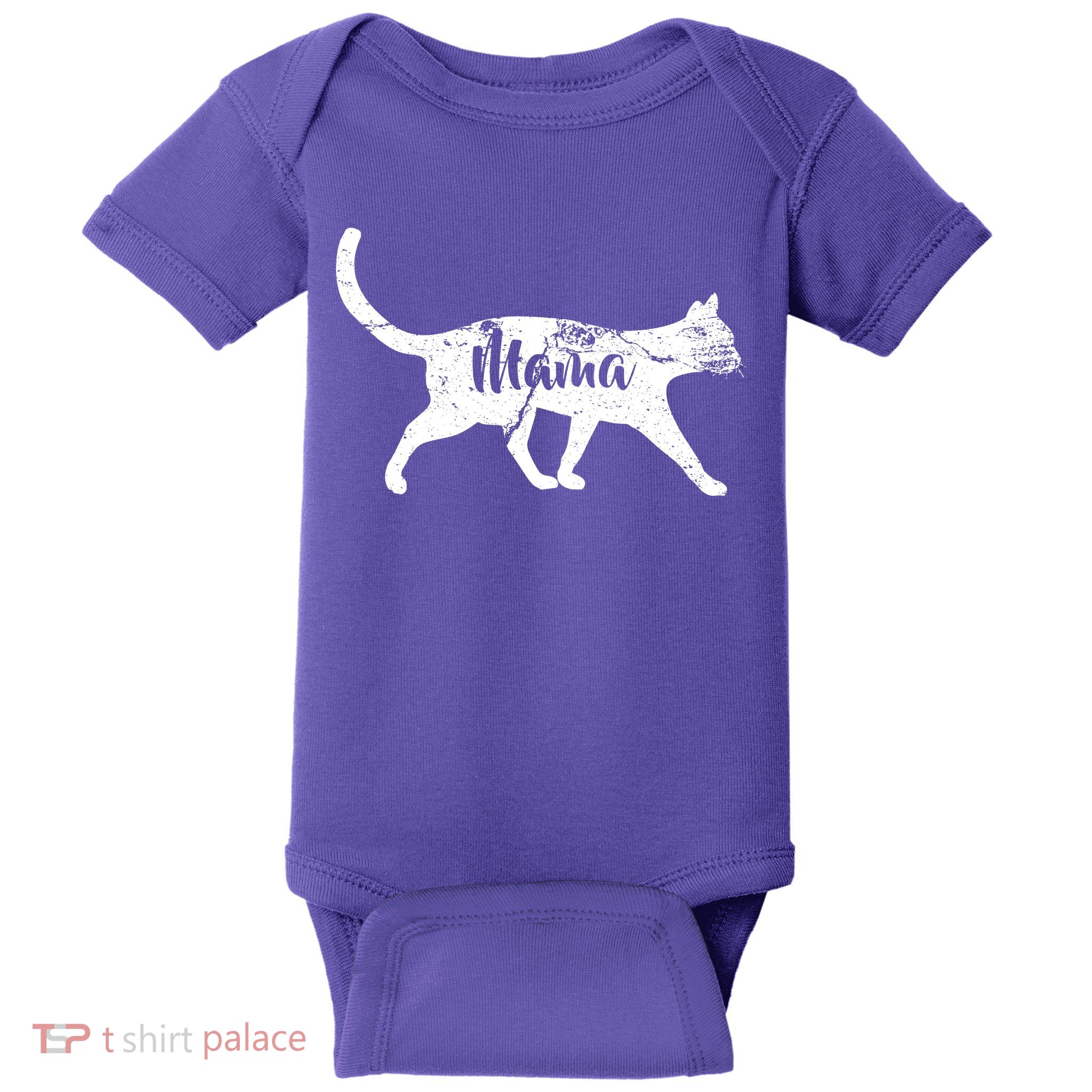 Mama Cat Mom Baby Bodysuit