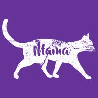 Mama Cat Mom Kids T-Shirt