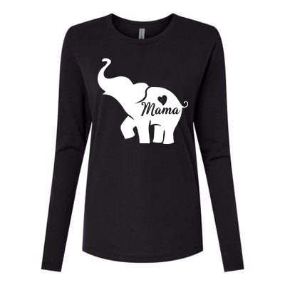 Mama Elephant  Womens Cotton Relaxed Long Sleeve T-Shirt