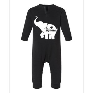 Mama Elephant  Infant Fleece One Piece