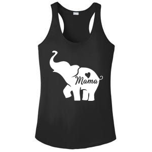 Mama Elephant  Ladies PosiCharge Competitor Racerback Tank