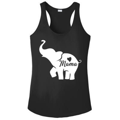 Mama Elephant  Ladies PosiCharge Competitor Racerback Tank