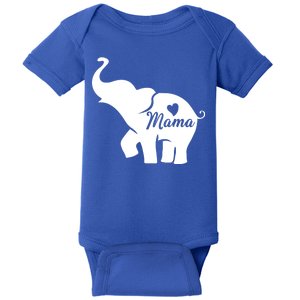 Mama Elephant  Baby Bodysuit