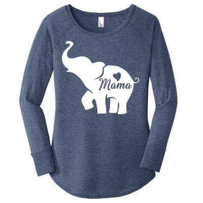 Mama Elephant  Women's Perfect Tri Tunic Long Sleeve Shirt