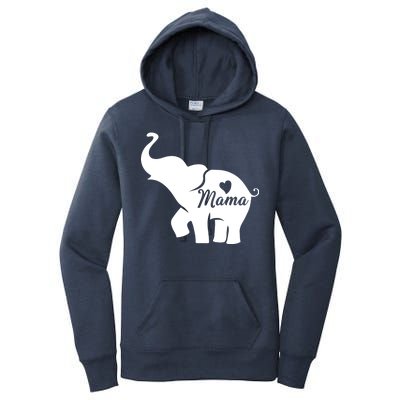 Mama Elephant  Women's Pullover Hoodie