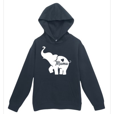 Mama Elephant  Urban Pullover Hoodie