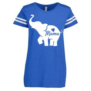 Mama Elephant  Enza Ladies Jersey Football T-Shirt