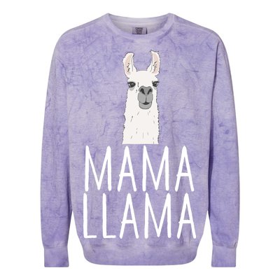 Mama Llama Colorblast Crewneck Sweatshirt