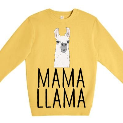 Mama Llama Premium Crewneck Sweatshirt