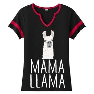 Mama Llama Ladies Halftime Notch Neck Tee