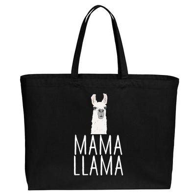 Mama Llama Cotton Canvas Jumbo Tote