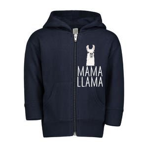 Mama Llama Toddler Zip Fleece Hoodie