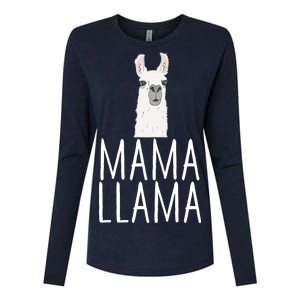 Mama Llama Womens Cotton Relaxed Long Sleeve T-Shirt